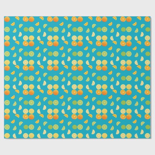 Citrusvruchten Cadeaupapier (Vlak)