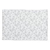 Citrusvruchten Citroen Zwart Handgetekend Modern. Kussensloop (Achterkant)