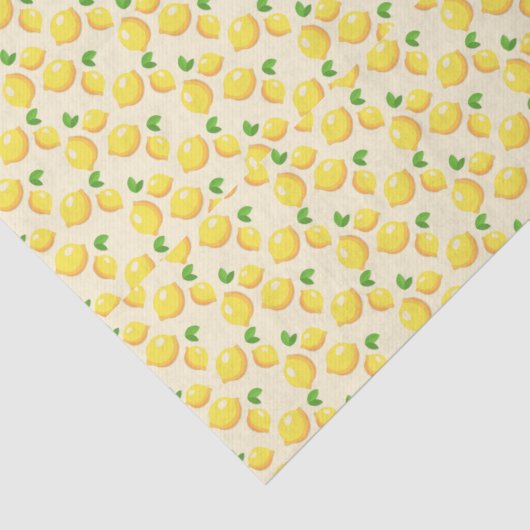 Citrusvruchten, citroenen, vers en helder tissuepapier (Detail)