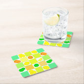 Citrusvruchten en Limoen van citrusvruchten, Onder Kartonnen Onderzetters (Insitu)