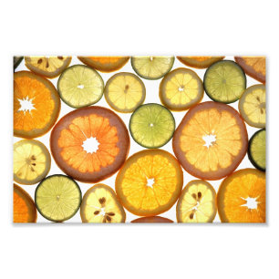 Citrusvruchten Foto Afdruk