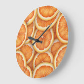 Citrusvruchten gesneden Sinaasappels wandklok (Hoek)