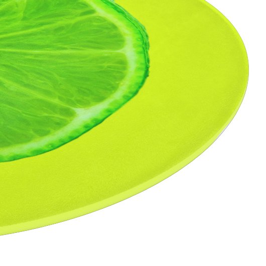 Citrusvruchten, heldere groene vlek van Limoen Snijplank (Hoek)