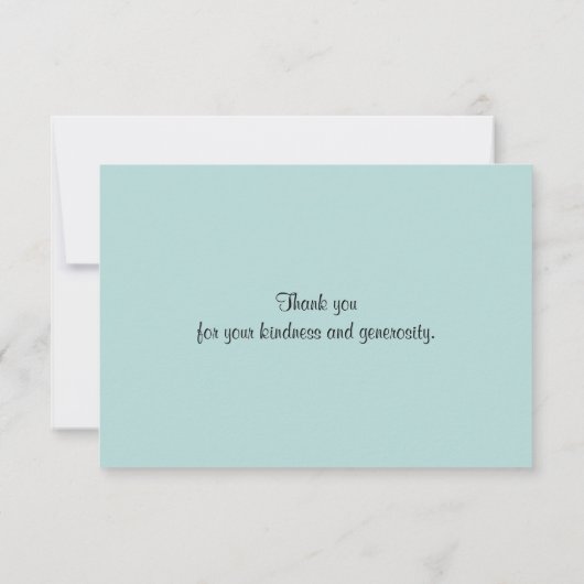 Citrusvruchten in Waterverf Dank u Bedankkaart (Achterkant)