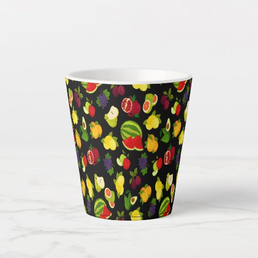 Citrusvruchten Latte Mok (Voorkant)