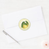 Citrusvruchten | Lemonen | Homemade Limoncello Ronde Sticker (Envelop)