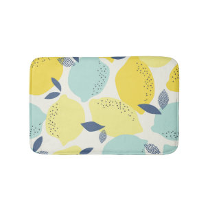 Citrusvruchten, levendig naadloos patroon. badmat