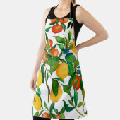 Citrusvruchten, levendige waterverf. schort (Insitu)