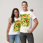 Citrusvruchten, levendige waterverf. t-shirt (Unisex)