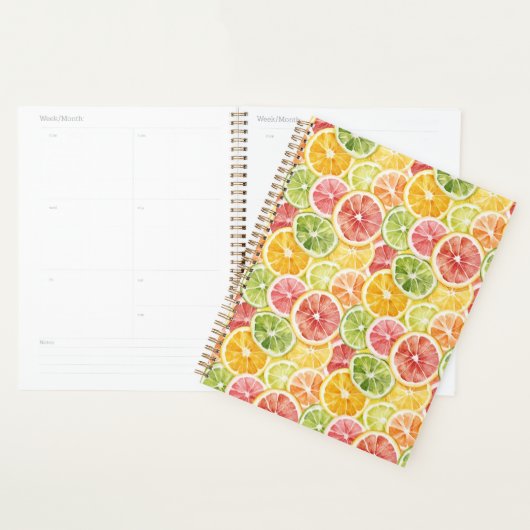 Citrusvruchten Limoen Citroen Sinaasappel Grapefru Planner (Display)
