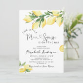 Citrusvruchten Main Squeeze Baby shower Kaart (Staand voorkant)