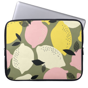 Citrusvruchten naadloos patroon laptop sleeve
