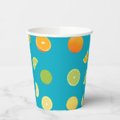 Citrusvruchten Papieren Bekers (Links)