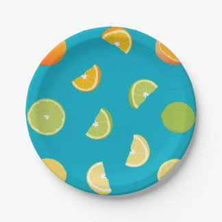 Citrusvruchten Papieren Bordje