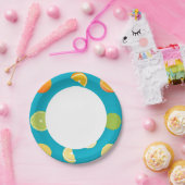 Citrusvruchten Papieren Bordje (Feest)