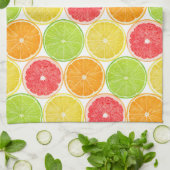 Citrusvruchten patroon theedoek (Gevouwen)