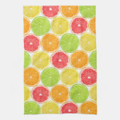 Citrusvruchten patroon theedoek (Verticaal)
