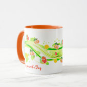 Citrusvruchten plakjes Koffie Mok (Voorkant links)