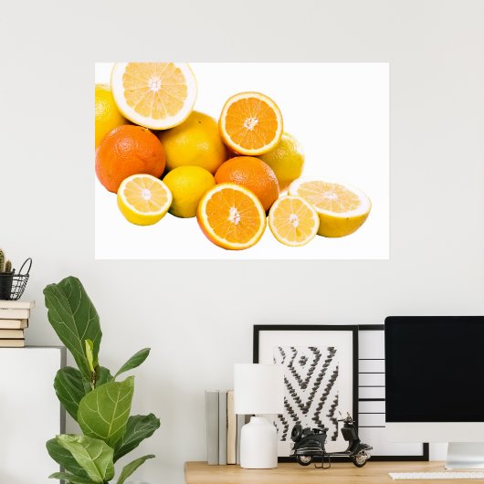 citrusvruchten poster (Thuiskantoor)