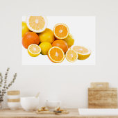 citrusvruchten poster (Keuken)