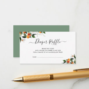 citrusvruchten sinaasappel kleine luiertapekaart informatiekaartje