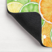 Citrusvruchten, Sinaasappel, Limoen- en citroenmoe Muismat (Hoek)