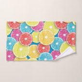 Citrusvruchten snijden pop kunst bad handdoek (Handdoek)