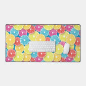 Citrusvruchten snijden pop kunst bureaumat (Keyboard & Muis)