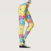 Citrusvruchten snijden pop kunst leggings (Rechts)