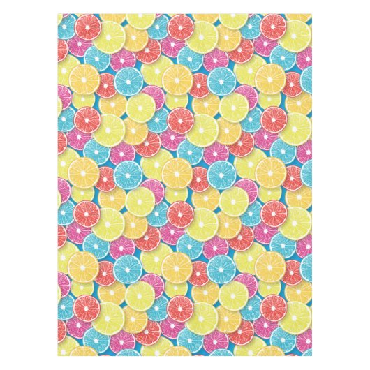 Citrusvruchten snijden pop kunst tafelkleed (Voorkant)