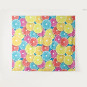 Citrusvruchten snijden pop kunst wandkleed (Voorkant (horizontaal))