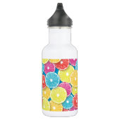 Citrusvruchten snijden pop kunst waterfles  (Rechts)