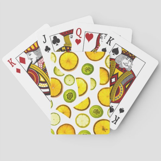 Citrusvruchten Speelkaarten (Achterkant)