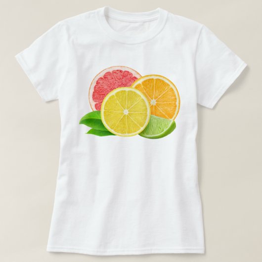 Citrusvruchten T-shirt (Design voorkant)