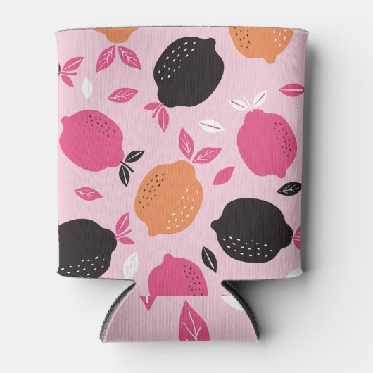 Citrusvruchten,  textielpatroon. blikjeskoeler (Voorkant)