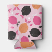 Citrusvruchten,  textielpatroon. blikjeskoeler (Achterkant)