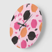 Citrusvruchten,  textielpatroon. grote klok (Hoek)