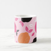 Citrusvruchten,  textielpatroon. koffiemok (Center)