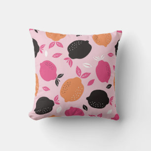 Citrusvruchten,  textielpatroon. kussen