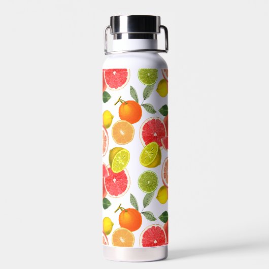 Citrusvruchten Waterfles (Achterkant)