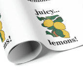 Citrusvruchten zomerverjaardag cadeaupapier (Rol Hoek)