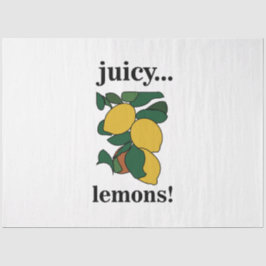 Citrusvruchten zomerverjaardag tissuepapier