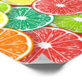 Citrusvruchtenmoten pop art. 2 poster (Hoek)