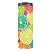 Citrusvruchtenmoten pop art. 2 thermosbeker (Achterkant)