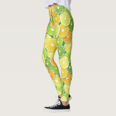 Citrusvruchtenmoten pop art. 3 leggings (Links)