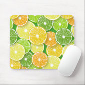 Citrusvruchtenmoten pop art. 3 muismat (Met muis)