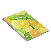 Citrusvruchtenmoten pop art. 3 notitieboek (Rechterzijde)