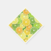 Citrusvruchtenmoten pop art. 3 servet (Hoek)