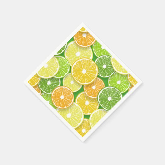 Citrusvruchtenmoten pop art. 3 servet (Hoek)