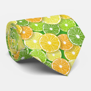 Citrusvruchtenmoten pop art. 3 stropdas